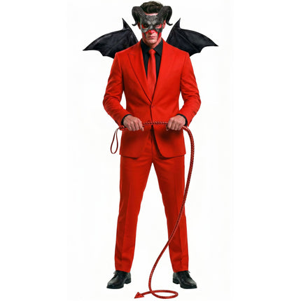 Frusta di Halloween "Diavolo" 1,8 m