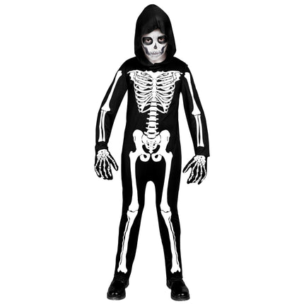 Costume Halloween Bambino Scheletro 2 pezzi