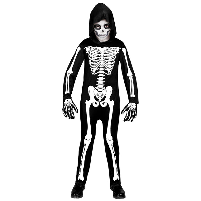 Costume Halloween Bambino Scheletro 2 pezzi