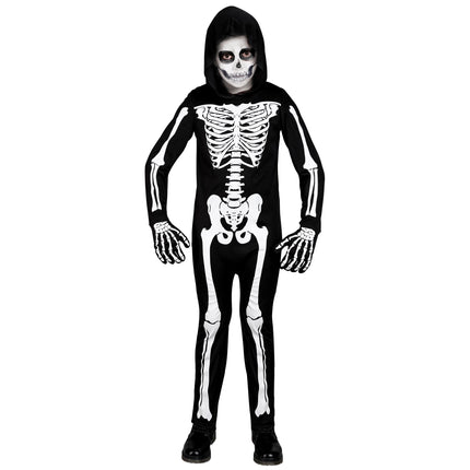 Costume Halloween Bambino Scheletro 2 pezzi