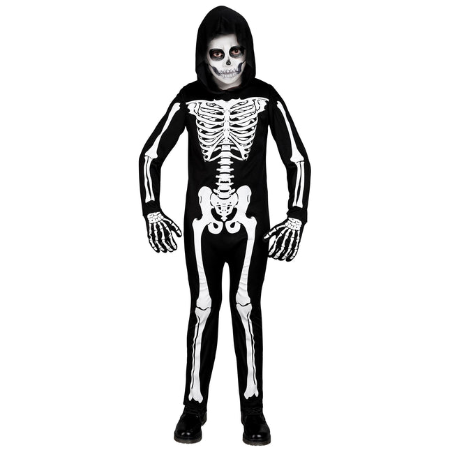 Costume Halloween Bambino Scheletro 2 pezzi