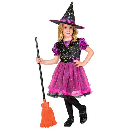 Costume di Halloween da strega per bambino 2 pezzi