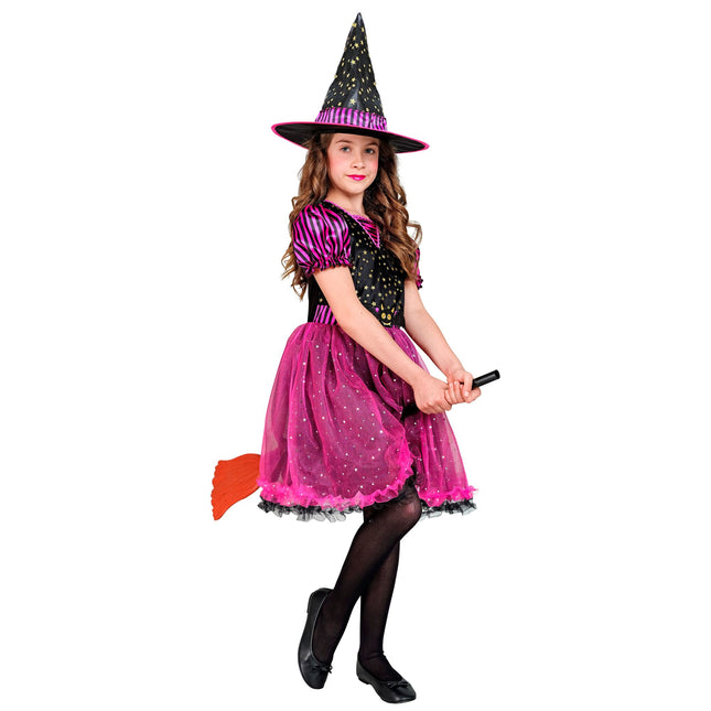 Costume di Halloween da strega per bambino 2 pezzi