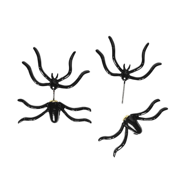 Orecchini di Halloween Ragni neri