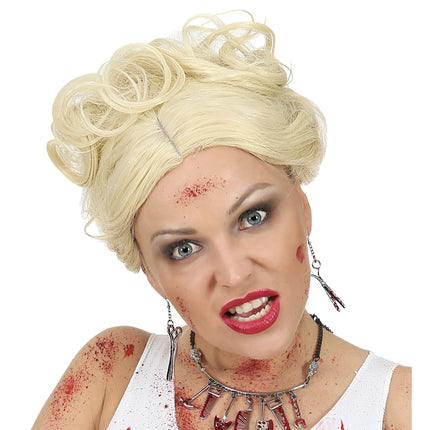 Orecchini Halloween Forbici con Sangue