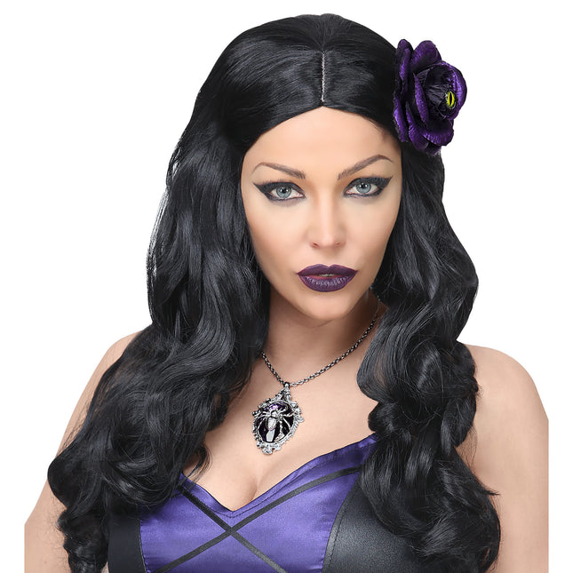 Collana di Halloween con ragno e pietra