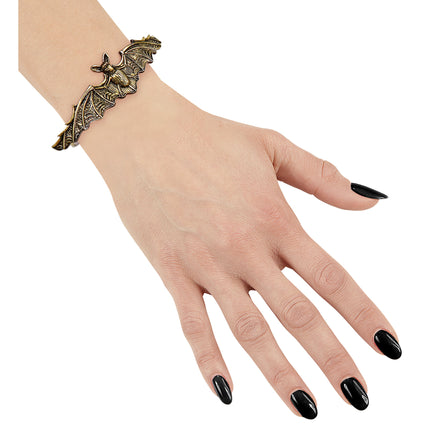 Bracciale Halloween Pipistrello d'oro