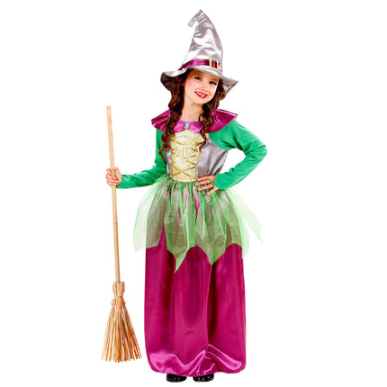 Costume di Halloween Viola Verde Bambino