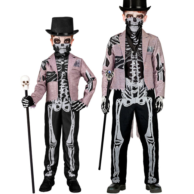 Costume Halloween Bambino Scheletro Sposo