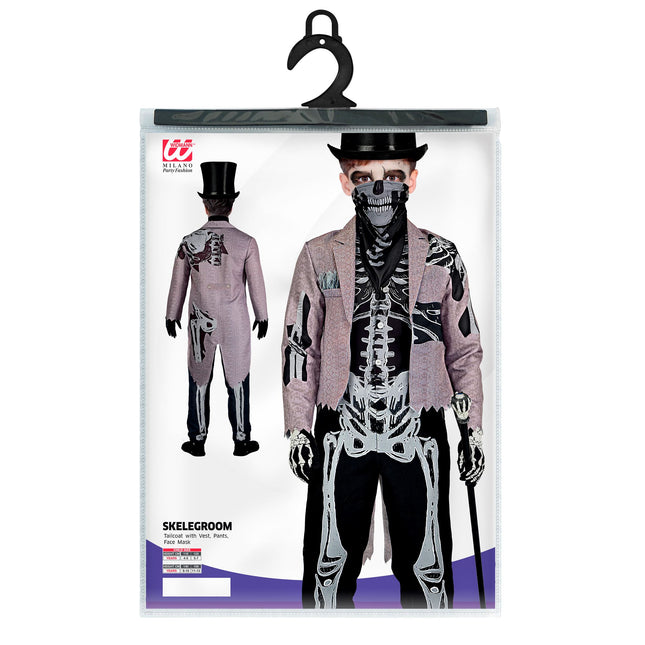 Costume Halloween Bambino Scheletro Sposo