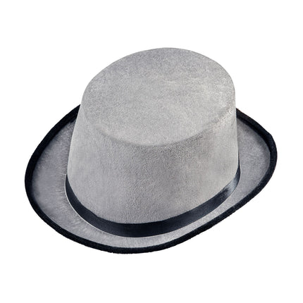 Cappello grigio alto