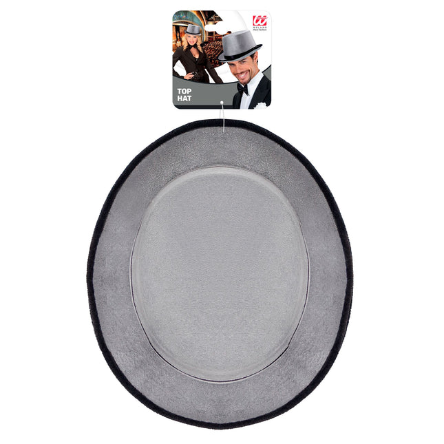 Cappello grigio alto