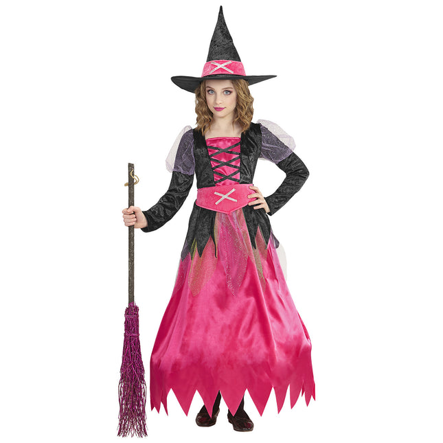Costume di Halloween Nero Rosa Ragazza