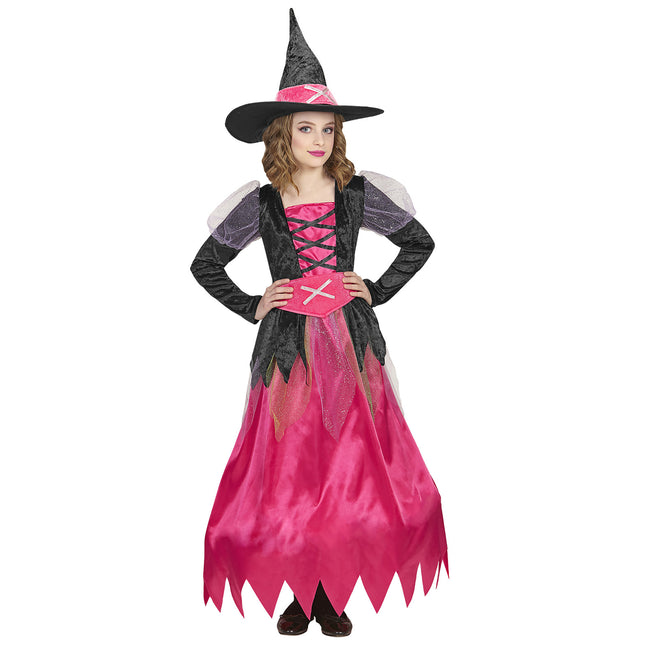 Costume di Halloween Nero Rosa Ragazza