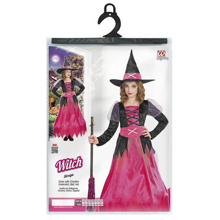Costume di Halloween Nero Rosa Ragazza