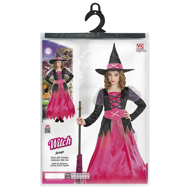 Costume di Halloween Nero Rosa Ragazza
