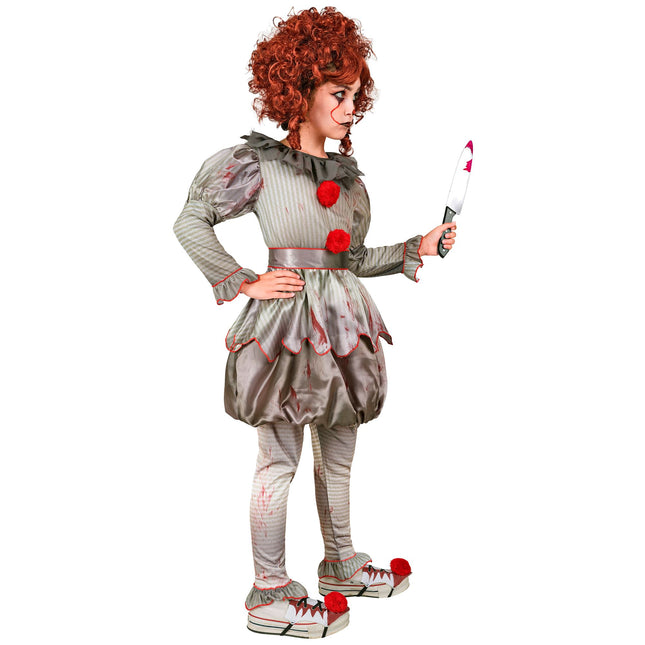 Costume Halloween Ragazza Pop Clown
