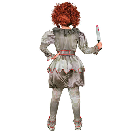 Costume Halloween Ragazza Pop Clown