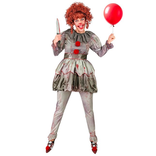 Costume Halloween Donna Bambola Clown