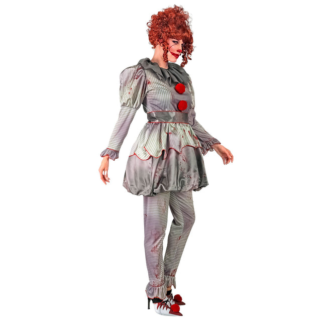 Costume Halloween Donna Bambola Clown