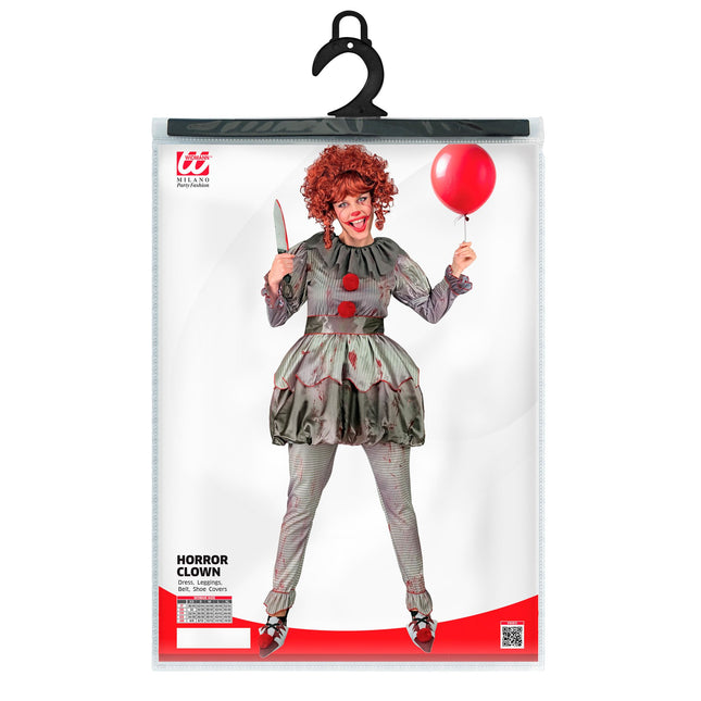 Costume Halloween Donna Bambola Clown