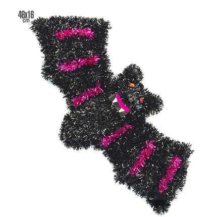Decorazione da parete Halloween Pipistrello 46cm