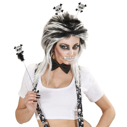 Cerchietto Halloween Teschio