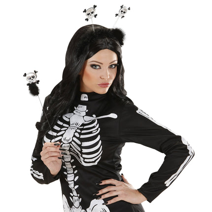 Cerchietto Halloween Teschio