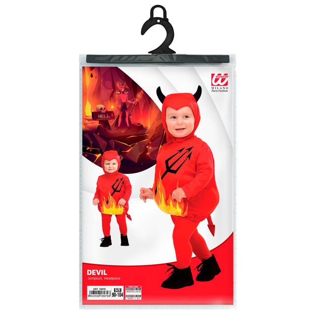 Costume di Halloween Bambino Diavolo Giallo