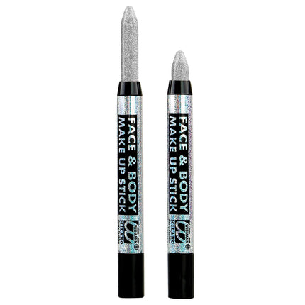 Stick glitter argento per il trucco