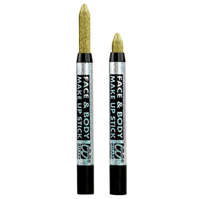 Stick glitter oro per il trucco