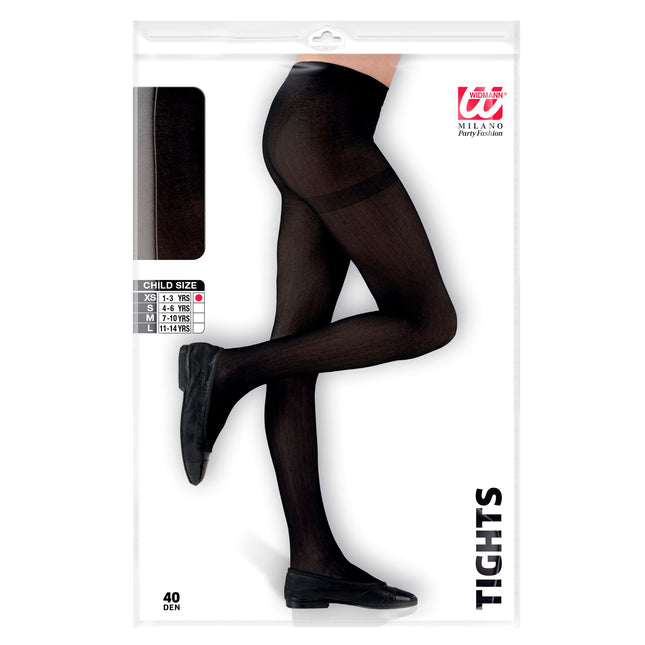 Collant nero bambino