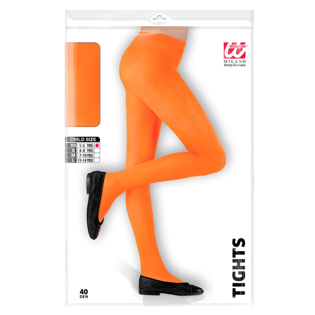 Collant arancione bambino