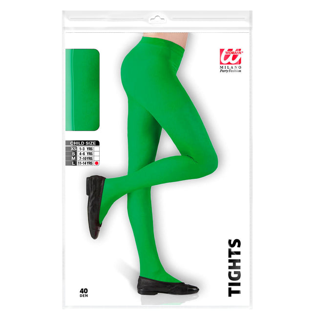 Collant verde bambino