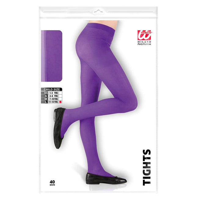 Collant viola bambino