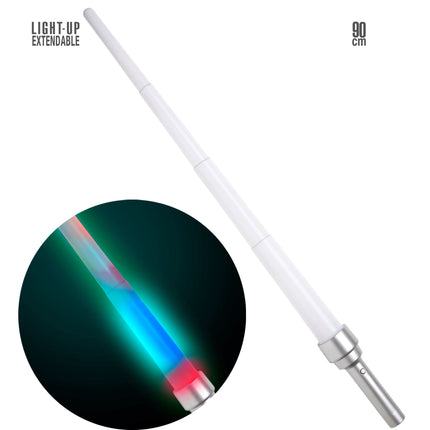 Spada finta bianca con luce 90 cm