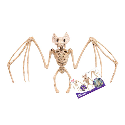 Scheletro pipistrello finto di Halloween 30 cm