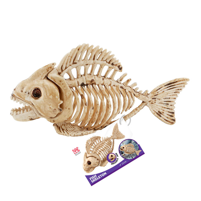 Pesce scheletro di Halloween 23 cm