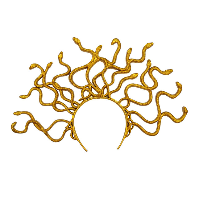 Cerchietto d'oro Medusa