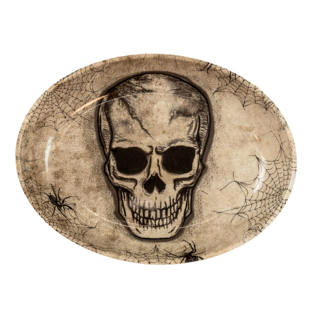 Vassoio Halloween Teschio 32 cm