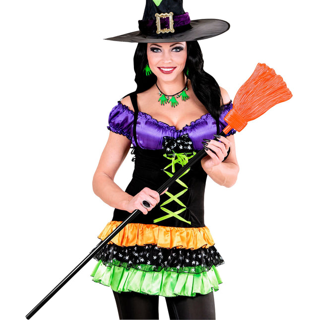 Scopa della strega di Halloween 1,22 m