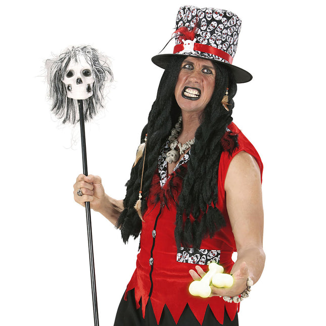 Bot finto di Halloween che brilla al buio 2 pezzi