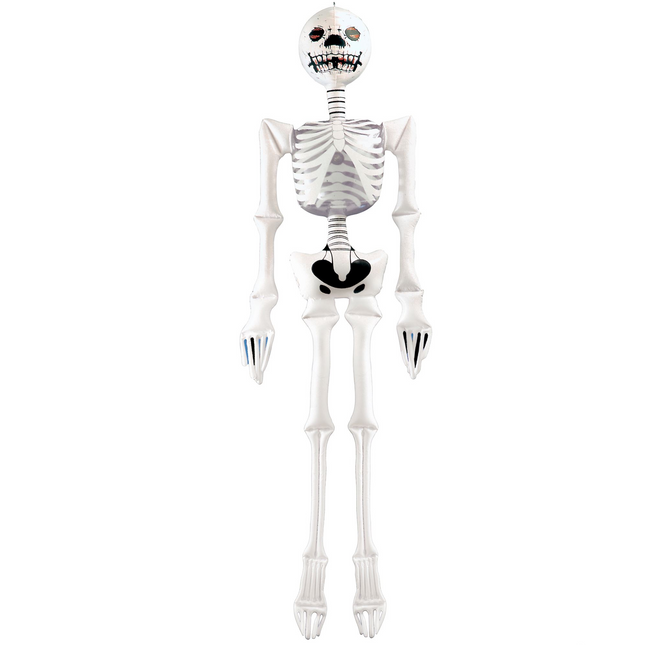 Scheletro di Halloween gonfiabile 1,83 m