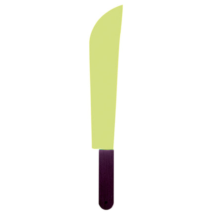 Coltello finto Machete di Halloween che brilla al buio