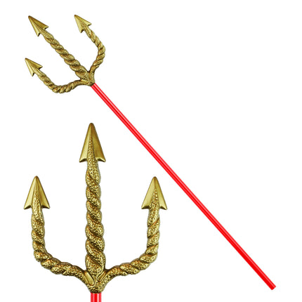 Tridente di Halloween Rosso Oro