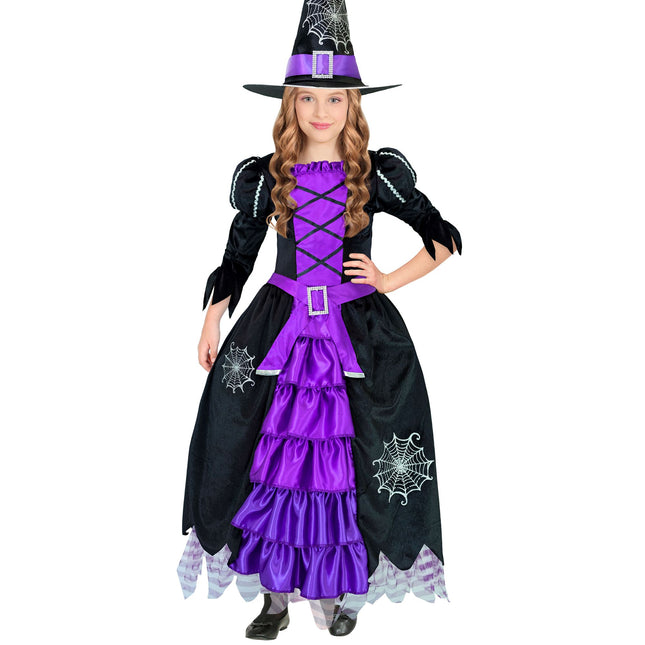 Vestito di Halloween Viola Ragazza Strega