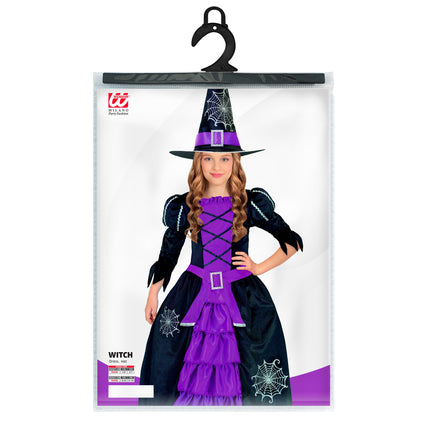 Vestito di Halloween Viola Ragazza Strega