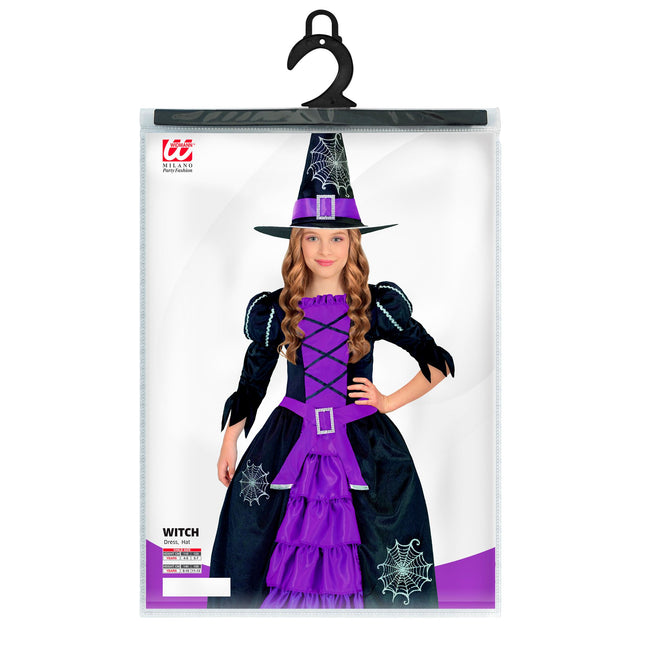 Vestito di Halloween Viola Ragazza Strega