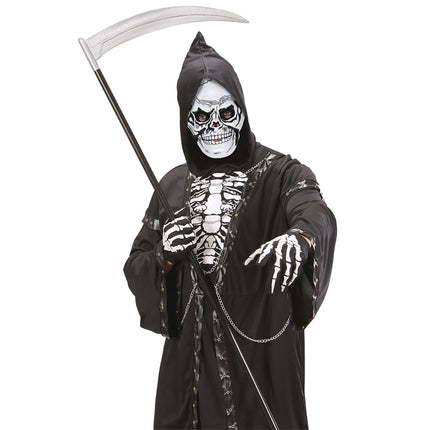 Maschera di Halloween Teschio Bianco Nero