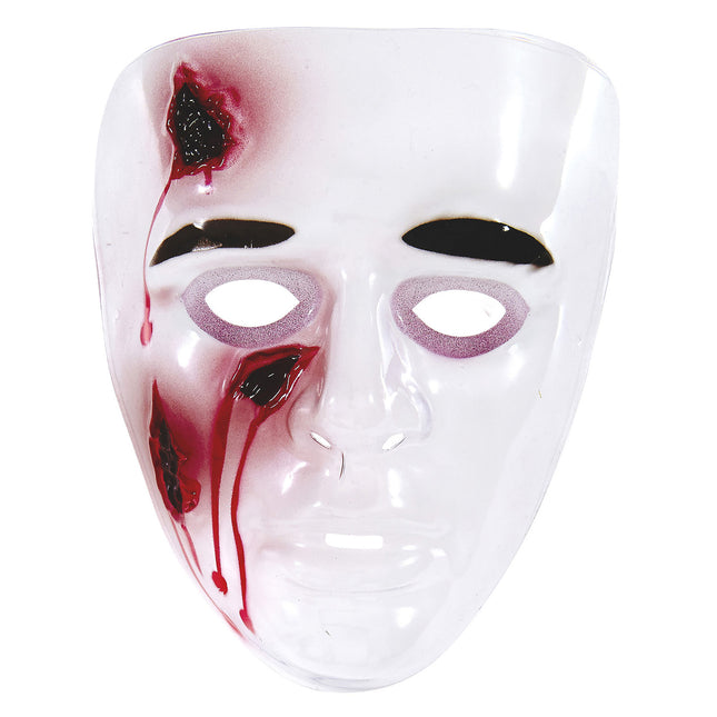 Maschera di Halloween ferita sanguinante